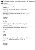 ARGUS Enterprise Certification Exam EXAM STUDY GUIDE 2026&sol;2027 ACCURATE QUESTIONS WITH CORRECT DETAILED SOLUTIONS &vert;&vert; 100&percnt; GUARANTEED PASS NEWEST VERSION