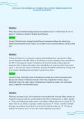 CNN EXAM FOR NEPHROLOGY NURSING FINAL PAPER VERIFIED QUESTIONS ACCURATE