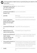 Certified Correctional Health Professional &lpar;CCHP&rpar; Standards for Health Services in Jails Complete Review EXAM STUDY GUIDE 2026&sol;2027 ACCURATE QUESTIONS WITH CORRECT DETAILED SOLUTIONS &vert;&vert; 100&percnt; GUARANTEED PASS NEWEST VERSION