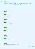 CNN EXAM FOR NEPHROLOGY NURSING TEST BANK SOLVED QUESTIONS 100 PERCENT CORRECT