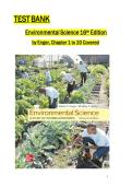 Environmental Science&colon; The Study of Interrelationships &lpar;16th Edition&rpar; &ndash; Eldon D&period; Enger & Bradley F&period; Smith &ndash; Test Bank with Answers &ndash; Multiple-Choice&comma; Matching&comma; Essay & Vocabulary Questions &lpar;Chapters 1&ndash;20&rpar;&NewLine;