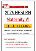 2026 HESI RN Maternity V1 &ndash; NGN Nursing Questions&comma; HESI Exit Maternal Newborn&period;pdf&NewLine;