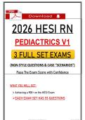 2026 HESI RN PEDIACTRICS &lpar;V1&rpar; Exams NGN Nursing Questions&comma; 2026 HESI Exit Pedi&period;pdf&NewLine;
