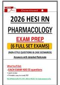 2026 HESI RN Pharmacology Exam Prep Exam NGN Questions and Case Scenarios&period;pdf&NewLine;