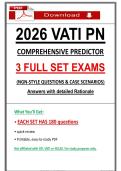 2026 VATI PN Comprehensive Predictor Exams NGN Nursing Questions&comma; VATI Exit Ex&lowbar;&period;pdf&NewLine;
