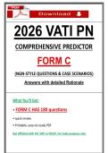 2026 VATI RN Comprehensive Predictor Form &lpar;C&rpar; Exams NGN Nursing Questions&period;pdf&NewLine;