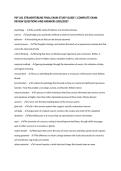 PSY 101 STRAIGHTERLINE FINAL EXAM STUDY GUIDE &vert; COMPLETE EXAM &NewLine;REVIEW QUESTIONS AND ANSWERS 2026&sol;2027