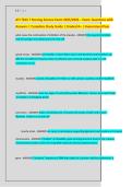 ATI TEAS 7 Nursing Science Exam Study Guide &vert; Questions & Answers 2026&sol;2027