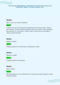 CNSL 503 MOD 4 PROFESSIONAL ASSESSMENT TEST UPDATED ACTUAL EXAM QUESTIONS CORRECT