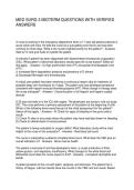 MED SURG 3 MIDTERM QUESTIONS WITH VERIFIED ANSWERS