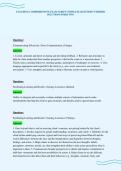 COACHING COMPREHENSIVE EXAM SCRIPT COMPLETE QUESTIONS VERIFIED SOLUTIONS