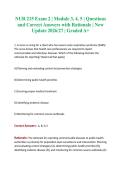 NUR 215 Exam 2 &vert; Module 3&comma; 4&comma; 5 &vert; Questions and Correct Answers with Rationale &vert; New Update 2026&sol;27 &vert; Graded A&plus;