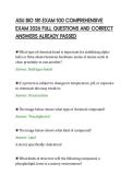 ASU BIO 181 EXAM 100 COMPREHENSIVE&NewLine;EXAM 2026 FULL QUESTIONS AND CORRECT&NewLine;ANSWERS ALREADY PASSED