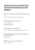 ASU BIO 181 EXAM 100 EXAM SCRIPT 2026&NewLine;TEST PAPER QUESTIONS AND SOLUTIONS&NewLine;GRADED A&plus;