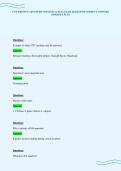 CNT WRITTEN ADVANCED UPDATED ACTUAL EXAM QUESTIONS CORRECT ANSWERS GRADED A