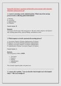 Newest NU 310 Exam 1 questions verified with correct answers with rationales &NewLine;2026&sol;2027 edition&sol;instant pdf 