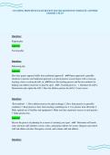 COACHING PRINCIPLES EXAM REVIEW SOLVED QUESTIONS COMPLETE ANSWERS GRADED A