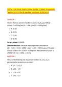 CHEM 120 Final Exam Study Guide &vert; Most Frequently &NewLine;Tested QUESTIONs & Verified Solutions 2026&sol;2027 
