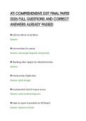 ATI COMPREHENSIVE EXIT FINAL PAPER&NewLine;2026 FULL QUESTIONS AND CORRECT&NewLine;ANSWERS ALREADY PASSED&NewLine;