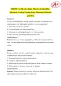 PMHNP Certification Exam 2 Review Guide 2026 &ndash; Advanced Practice Nursing Study Resource & Practice Questions&period;pdf&NewLine;&NewLine;