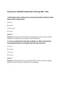 Assessment 6&colon; NURS100 Fundamentals of Nursing 2026 &ndash; WCU&NewLine;