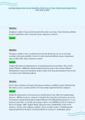 COB 300 OPERATIONS EXAM CERTIFICATION EVALUATION TESTED QUESTIONS FULL SOLUTIO