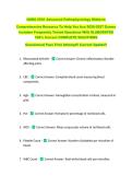 NURS 6501 Advanced Pathophysiology Midterm  &NewLine;Comprehensive Resource To Help You Ace 2026-2027 Exams &NewLine;Includes Frequently Tested Questions With ELABORATED &NewLine;100&percnt; Correct COMPLETE SOLUTIONS &NewLine;Guaranteed Pass First Attempt&excl;&excl; Current Update&excl;&excl;