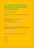 "The Ultimate New York WGP License Exam Prep Guide&colon; 100 Essential Q&As with Expert Rationales" 