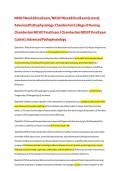 NR 507 Week 8 Final Exam &vert; Advanced Pathophysiology Practice Questions & Answers &vert; Chamberlain College of Nursing &vert; Latest Update 2026
