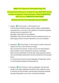 NURS 5315 Advanced Pathophysiology UTA &NewLine;Comprehensive Resource To Help You Ace 2026-2027 Exams &NewLine;Includes Frequently Tested Questions With ELABORATED &NewLine;100&percnt; Correct COMPLETE SOLUTIONS &NewLine;Guaranteed Pass First Attempt&excl;&excl; Current Update&excl;&excl;