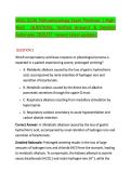 WGU D236 Pathophysiology Exam Predictor &vert; High&NewLine;Yield  &NewLine;QUESTIONs&comma; Verified Answers & Detailed &NewLine;Rationales 2026&sol;27  newest latest updated