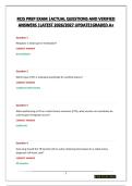 RCIS PREP EXAM &vert;ACTUAL QUESTIONS AND VERIFIED ANSWERS &vert;LATEST 2026&sol;2027 UPDATE&vert;GRADED A&plus;