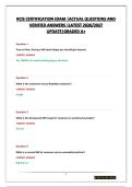 RCIS CERTIFICATION EXAM &vert;ACTUAL QUESTIONS AND VERIFIED ANSWERS &vert;LATEST 2026&sol;2027 UPDATE&vert;GRADED A&plus;