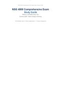 NSG 4800 Comprehensive Exam Study Guide &bull; Summer 2026&sol;27 Update &vert; Galen College