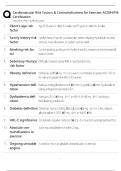 ACSM-101 Cardiovascular Risk Factors & Contraindications for Exercise &sol; ACSM-EP&reg; Exam Prep &sol; Score 100&percnt; 2025 Update &sol; Study Bank&NewLine;&NewLine;
