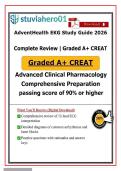 AdventHealth EKG Study Guide 2026 &vert; Complete Review &vert; Practice Questions with Verified Answers
