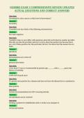 NGR6002 EXAM 1 COMPREHENSIVE REVIEW UPDATED&NewLine;ACTUAL QUESTIONS AND CORRECT ANSWERS