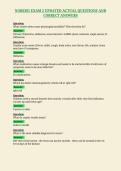 NGR6301 EXAM 2 UPDATED ACTUAL QUESTIONS AND&NewLine;CORRECT ANSWERS