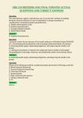 NRS 210 MIDTERM AND FINAL UPDATED ACTUAL&NewLine;QUESTIONS AND CORRECT ANSWERS