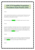 CON 2370 Simplified Acquisition&NewLine;Procedures Exam Practice 2026