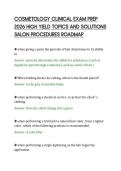 COSMETOLOGY CLINICAL EXAM PREP&NewLine;2026 HIGH YIELD TOPICS AND SOLUTIONS&NewLine;SALON PROCEDURES ROADMAP