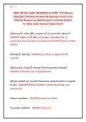 BKAT CRITICAL CARE EXAM&vert;BKAT ICU POST TEST Newest &NewLine;2026&sol;2027 Complete Verified 100 Questions And Correct &NewLine;Detailed Answers &lpar;verified Answers&rpar; &vert;&vert;Already Graded &NewLine;A&plus;&vert;&vert;Best Latest Version&vert;&vert;Quick Pass&excl;&excl;&excl;