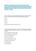 MATERNAL NEWBORN PROCTORED EXAM WITH NGN STUDY GUIDE &sol; EXAM QUESTIONS AND VERIFIED CORRECT ANSWERS LATEST UPDATE FOR GUARANTEED SUCCESS 2026 GET IT NOW&excl;&excl;