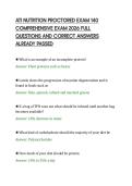 ATI NUTRITION PROCTORED EXAM 140&NewLine;COMPREHENSIVE EXAM 2026 FULL&NewLine;QUESTIONS AND CORRECT ANSWERS&NewLine;ALREADY PASSED