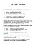 CON 1100v &mdash; Unit 5 Exam&NewLine;Questions and Answers&vert; Latest Update&NewLine;