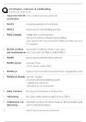 CRED-101 Certification vs Licensure vs Credentialing Guide &sol; Professional Credentials Explained &sol; Score 100&percnt; 2025 Update &sol; Study Bank&NewLine;&NewLine;