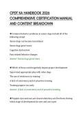 CPDT KA HANDBOOK 2026&NewLine;COMPREHENSIVE CERTIFICATION MANUAL&NewLine;AND CONTENT BREAKDOWN
