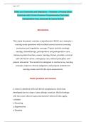 RNSG 1517 Protection and Regulation &ndash; Semester 1 Nursing Exam Questions with Correct Answers Comprehensive Oncology&comma; Perioperative Care&comma; Immunity & Cancer Review