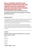 661-LA LOUISIANA SECOND CLASS STATIONARY BOILER EXAM 2026 &vert; 200 VERIFIED PRACTICE QUESTIONS & DETAILED ANSWERS &vert; NEW ORLEANS BOILER CODE STUDY GUIDE