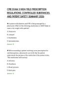 CPJE EXAM 3 HIGH-YIELD PRESCRIPTION&NewLine;REGULATIONS&comma; CONTROLLED SUBSTANCES&comma;&NewLine;AND PATIENT SAFETY SUMMARY 2026
